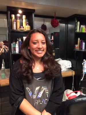 A Happy Satisfied Client of Linda's at the Serendipity Salon.