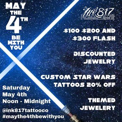 May the 4th be with you!

Saturday May 4th 2024