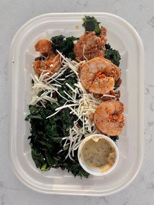 Tuscan Kale Shrimp Salad