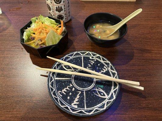 Miso Soup & Side Salad