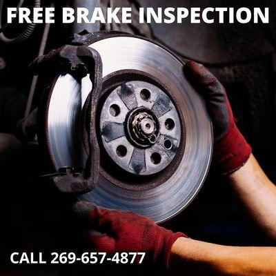 free brake inspecation