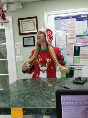 We celebrate big in our office ! Come visit during the holidays to keep your smile bright!!