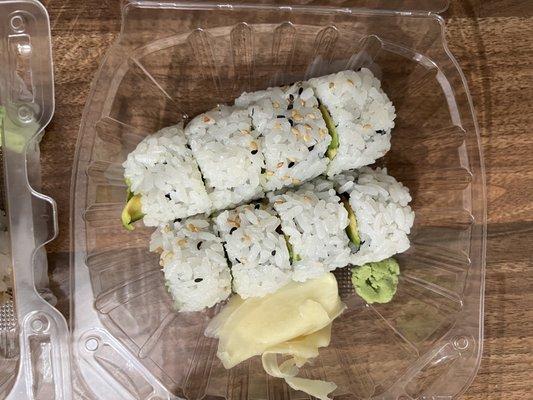 Salmon avocado roll