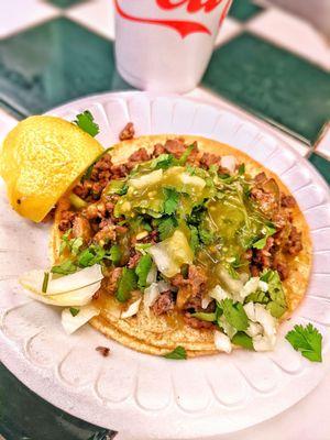 Taco de asada