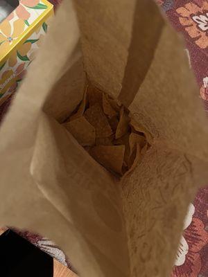 Chipolte large bag of chips