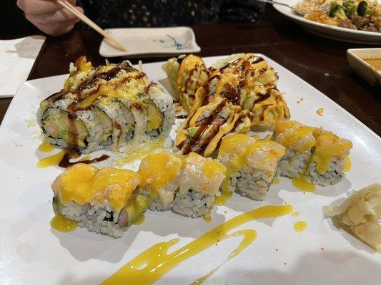 Dynamite Roll Teenager Roll Crunch Roll