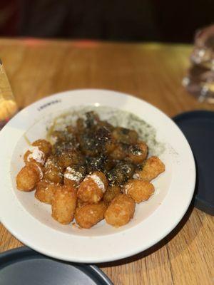 Honey tater tots