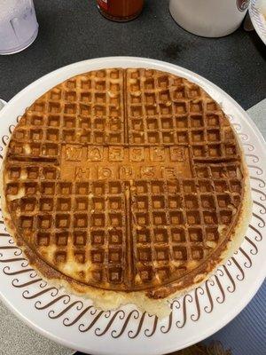 A fun Waffle with the logo!