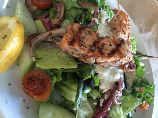 Salmon Salad with Ziziki's Sauce