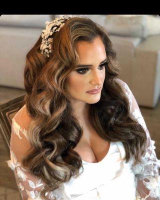 Bridal hair and makeup I wanted GLAM