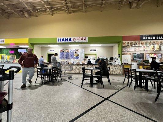 Located inside Hana World @ the food court.