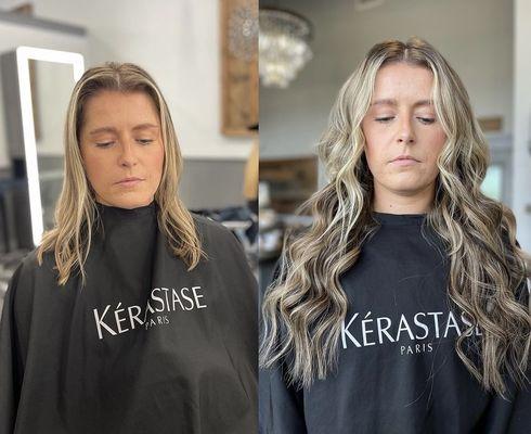 Total transformation using Dream Catchers Volume Weft Extentions