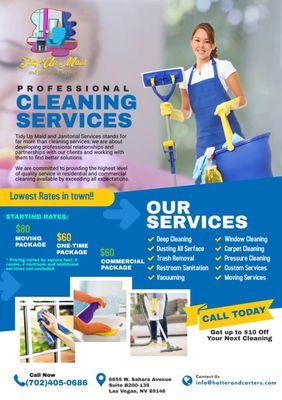 Tidy-Up Maid and Janitorial Services