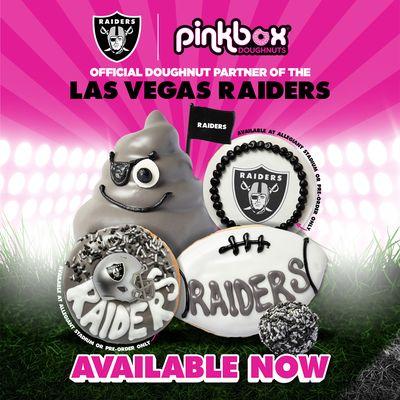 Raiders doughnuts are back! Available in all shops now!