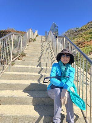 Stairs to the beach