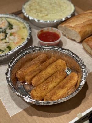 6 Piece Homemade Mozzarella Sticks