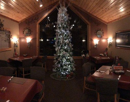 Our dining room is all decorated for Christmas!