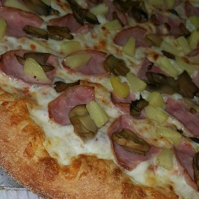 Ham, Pineapples and mushrooms