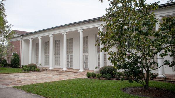 Entrance to Ballroom from Riverside Ave.