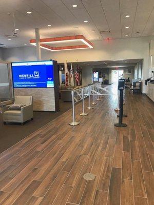 The newly remodeled branch. It is beautiful and the staff are amazingly helpful!