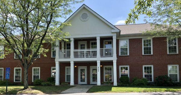 This is our new office at the corner of Regency Rd. and Lowry Ln.