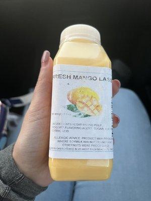 Mango lassi.