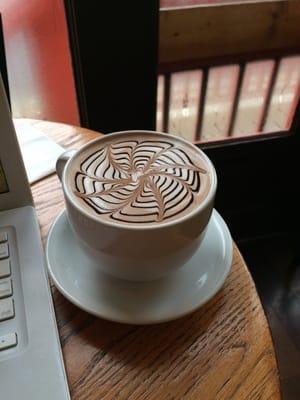 I ordered a hot chocolate...i received a piece of art!