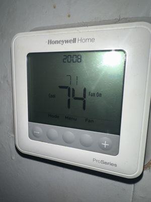 Showing it could never be set to a specific temp