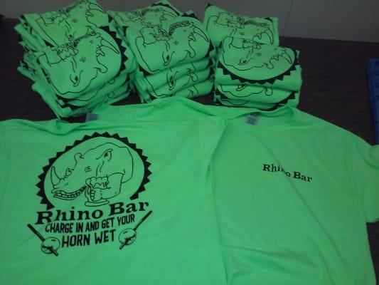 Rhino bar! Charge in and get your horn wet! http://www.WeMakeTShirts.net