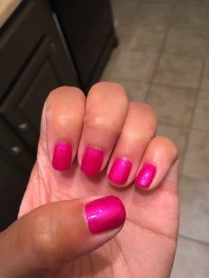 No-chip manicure 8.6.16 - Gelish #97.