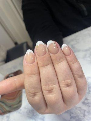 Gel manicure + French $76