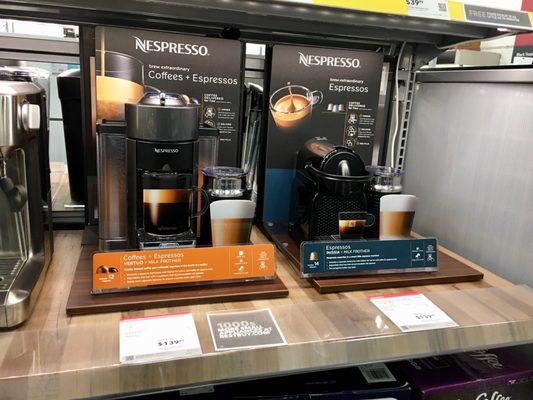 Nespresso machines