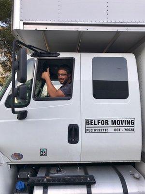 Alex Belfor Ready to Rock #movingtrucks #International #moving #Belformoving
 Call today 415-892-1001