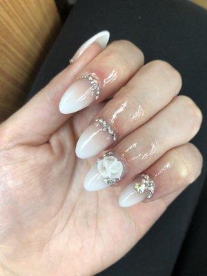 Wedding nails by Myra