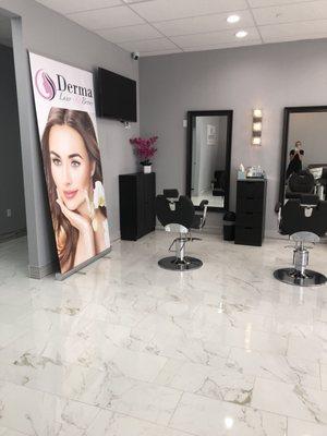 Dream Laser and Brows- Best threading and facials.  The environment is very clean and the therapists are gentle and talented.