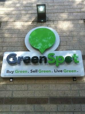 Look for the "green spot."