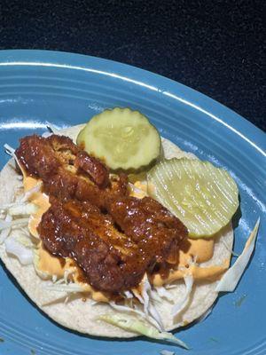 Nashville hot chicken taco!