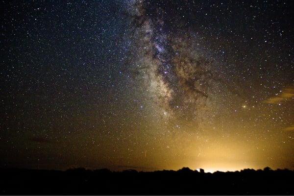 Very dark skies here! Great for an astronomy trip!