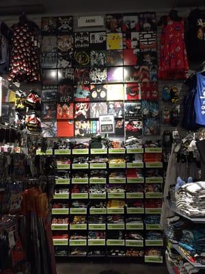 Hot Topic  has a giant anime section. Larger than other Indy stores.