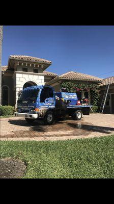 Pressure washing and paver sealer