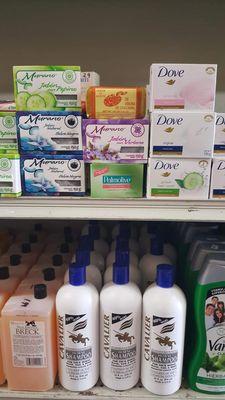 We sell a range of toiletries/ cleaning products etc!