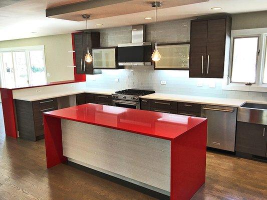 Quartz kitchen countertops