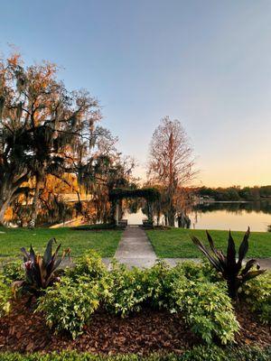 Gorgeous lakeview hangout on the Mennello Museum side of Loch Haven