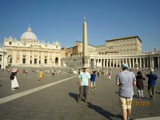 Vatican city in  Rome is enormous.  This picture only shows a small part of it.  Expect to spend at least 4 hours to see it.