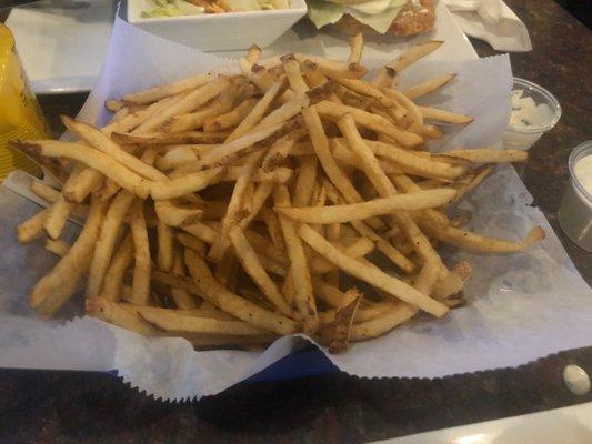 Thin fries are the best!