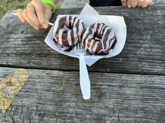 Tuxedo Donut on a stick