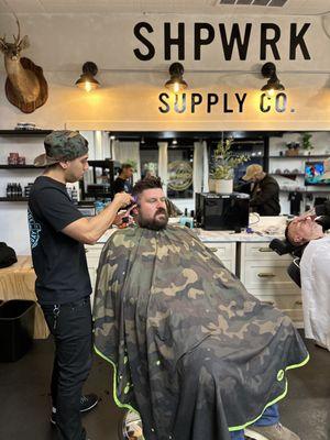 Head barber Art