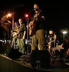 Rick Bauer Band performing at Jazz On The Square at Pelican Square in Lauderdale By The Sea on Friday evening, 7 March 2008