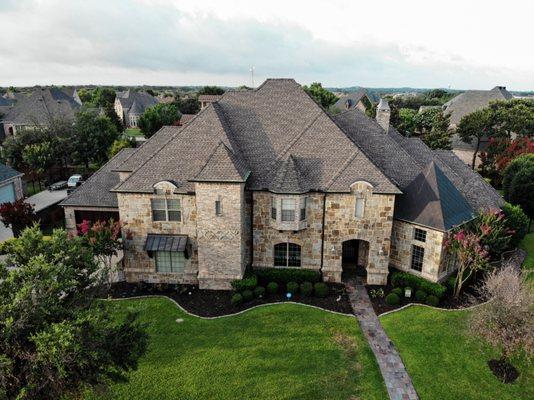 Location: Colleyville, TX
  Shingle: GAF Armorshield II 
  Color: Weathered Wood