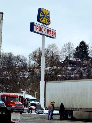 Truck wash here as well.